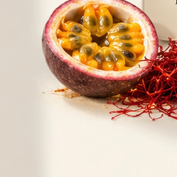 Passionfruit, saffron