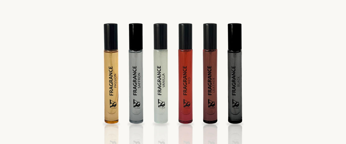 All six A87 10 mL travel sprays