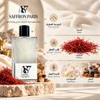Saffron Paris notes: Musk; Saffron; Ambroxan, incense